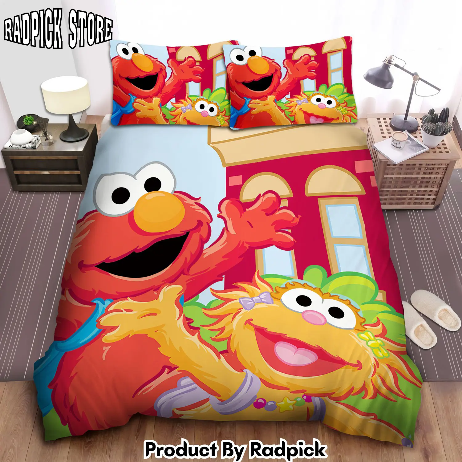 Radpick sesame street elmo and zoe duvet cover bedroom sets comfortable bedding sets rp3272380